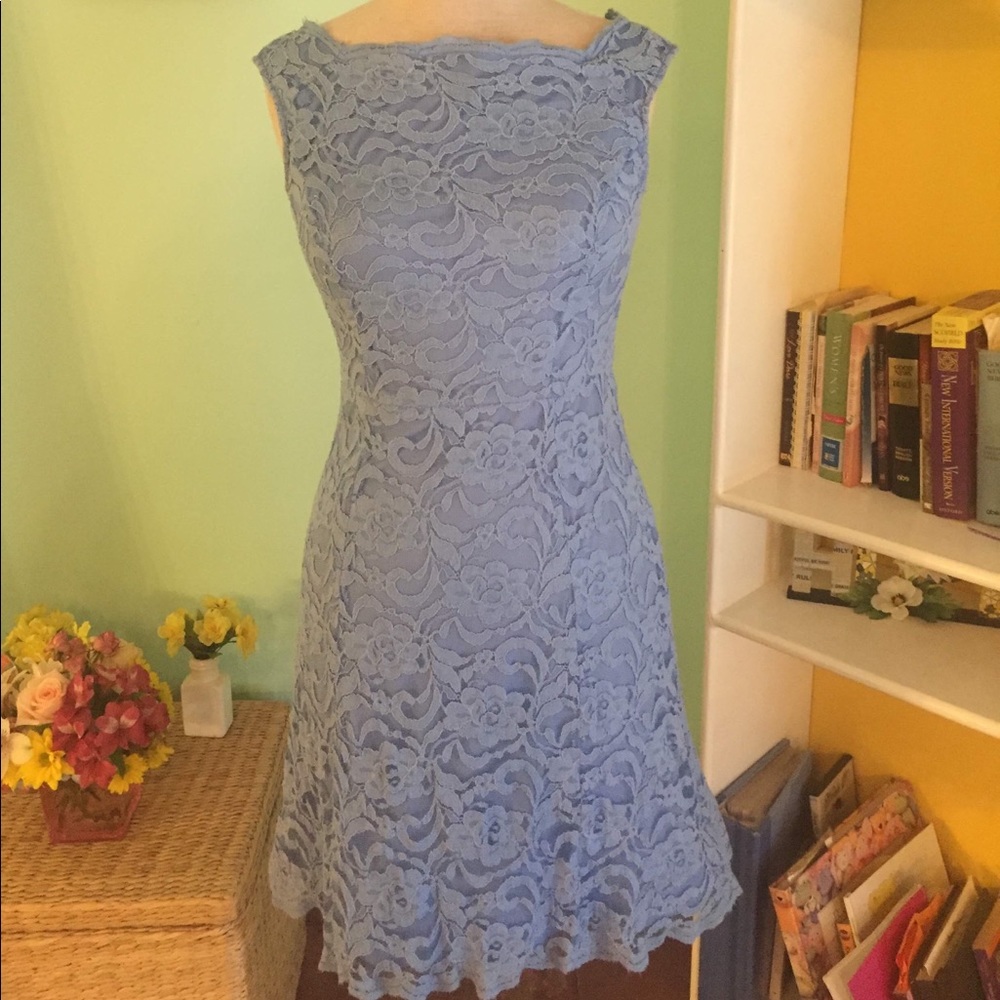 Gorgeous periwinkle lace dress